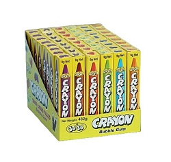 Жевательная резинка JOJO Crayon Babble Gum (CG-322) 9г*12*48 шт