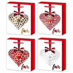 Пакет ЭТО ЛЮБОВЬ 26*32*10см арт.3828M (1/12/480шт)