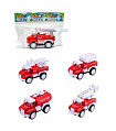 Грузовик-пожарный, в ассорт. Размер упак: 11х8х5см