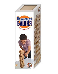 Игра настольная для взрослых и детей ПАДАЮЩАЯ БАШНЯ