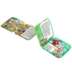 Кошкин дом. Потешки. Книжка-гармошка. Формат: 135х130 мм. Объем: 10 карт. стр. Умка в кор.100шт