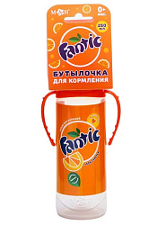 Бутылочка для кормления "Fantic" 250 мл цилиндр, с ручками 5399862