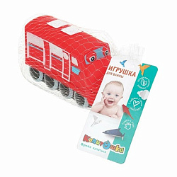 Игрушка пластизоль для ванны ПОЕЗД, в сетке КАПИТОШКА в кор.2*144шт