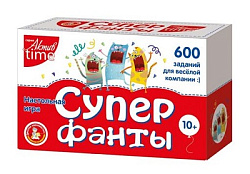 Игра настольная Супер фанты (600 заданий ). Серия АКТИВ time