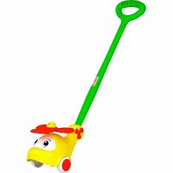 Игрушка-каталка STELLAR Вертолёт желтый