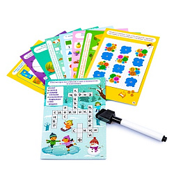 Игра настольная "Соображай-ка" Пиши-стирай арт.03620
