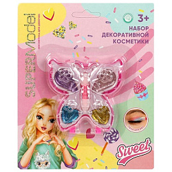 Косметика ДЛЯ ДЕВОЧЕК набор косметики: тени для век с блестками, аппликатор МИЛАЯ ЛЕДИ в кор.2*360шт