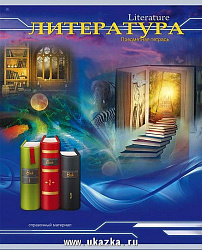 TМ"Profit"Тетрадь ЛИНИЯ 36л. ЛИТЕРАТУРА. ТРЁХМЕРНОЕ ПРОСТРАНСТВО (36-6441) обл.- картон хромэрзац