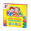 Пластилин " Луч " Кроха 10цв 165г мягкий, со стеком, картонная упаковка