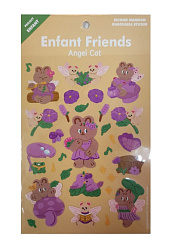 Наклейка детск.ENFANT FRIENDS ANGEL CAT 15*11cm арт.TXMD-8-05