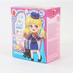 34011-1         Кукла-конструктор "Стюардесса". Размер: 11х13см.