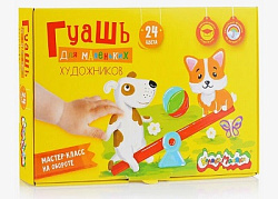 Гуашь " Каляка-Маляка " 24цв*10мл, картонная упаковка