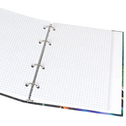 Тетрадь КЛЕТКА 160л. ГРАЦИОЗНАЯ ПАНТЕРА-1 (Т160-3598) (на кольцах)