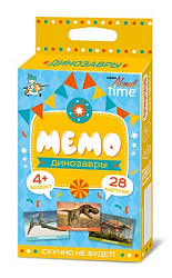 Игра настольная МЕМО "Динозавры" Актив time арт.04348