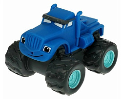 Игрушка пластизоль для ванны 8 см, 1шт, сетка вспыш синий КАПИТОШКА в кор.100шт