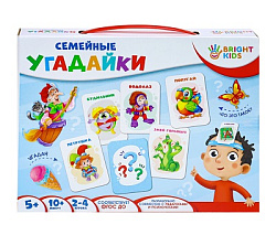 BRIGHT KIDS. Развивающая игра. УГАДАЙКИ СЕМЕЙНЫЕ Арт. (ИН-7618)