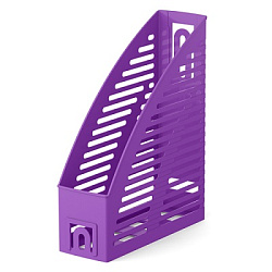 Лоток для бумаг вертикальный пластиковый 85мм " Erich Krause "  Base, Vivid, фиолетовый