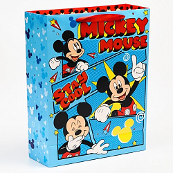 Пакет подарочный "Mickey Mouse", Микки Маус, 31х40х11,5 см   7153504