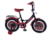 299403  Вело.дет.16" a-тип,щиток,багажн,страх.кол,звон,покр.полу-слик 2,125",черн./красн. LADY BUG в