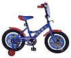 299423  Вело.дет.16" gw-тип,щиток,страх.кол,звон,покр.полу-слик 2,125",син./красн. ЩЕНЯЧИЙ ПАТРУЛЬ в