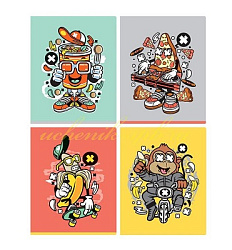 Тетрадь 96л., А5, линия BG "Веселье начинается"