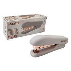 Степлер №10 на 12л " deVente " Esthetics 100скоб пластиковый, встроенный антистеплер, противоскользя