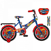 Вело.дет.16" ХОТ ВИЛС gw-тип, щиток,багажн,встав.страх.кол,звон,полу-слик 2,125" - в кор.1шт
