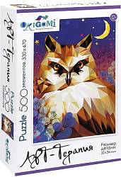 Арт-терапия.Пазл.500Эл.Поли-арт.Сова.06772