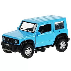 342358 Машина металл SUZUKI JIMNY 11,5 см, двери, багаж, инерц, синий, кор. Технопарк в кор.2*36шт