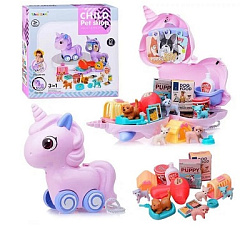 Игровой набор №8028 "Зоомагазин"/27пр/коробка/23,5*10*23,5