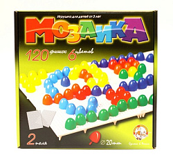 Мозаика d20/6 цв/120 эл/2 поля арт.02001