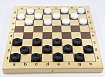 Игра настольная "Шашки" (деревянная коробка, пласт.фишки, поле 29х29см) арт.02862