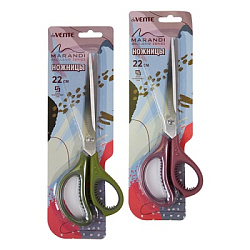 Ножницы " deVente " Marandi 22см металлические, пластиковые ручки с резиновыми вставками, с лепестка