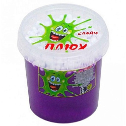 « Слайм –Плюх» фиолетовый, контейнер с шариками, 140 гр.