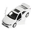 Машина металл TOYOTA CAMRY 12 см, двери, багаж, инерц. белый ,кор Технопарк в кор.2*36шт
