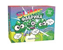 "Юный химик", арт.514, набор для опытов и экспериментов "Слайм фабрика" "Яблоко"