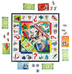 Игра настольная "Юный Монополист" (мини) арт.05605