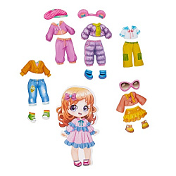 Игра магнитная "Одевашки. Карина" Магнитные истории (европодвес) арт.05314