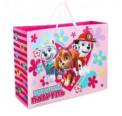 Пакет ламинированный PAW PATROL "С днем рождения! Скай", 61х46х20 см   2822227