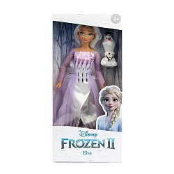 Кукла 29 см, Эльза, руки и ноги сгибаются, олаф в наб., в кор. в кор.24шт