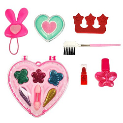 Косметика ДЛЯ ДЕВОЧЕК тени с блестками, помада, блеск, лак МИЛАЯ ЛЕДИ в кор.2*60шт