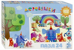 Деревяшки.Пазл.24Эл.Портрет. 04510