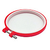 Пяльцы " KWELT " d 270мм пластик круглые, красные