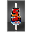 свеча-цифра для торта Disney Тачки 5