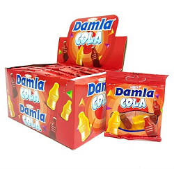 DAMLA GUMMY Кола жевательный желейный мармелад (2095) 20гр*12бл*24 шт, 