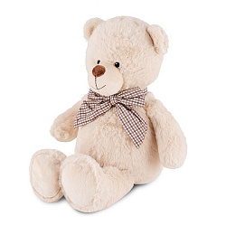 Мягкие Игрушки Мягкая Игрушка Maxitoys Luxury, Белый Мишка Эрни с Бантом, 25 см