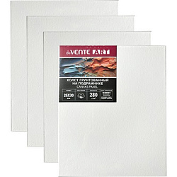 Холст " deVente " Art 25*30см белый, на подрамнике, хлопок, мелкое зерно, грунтованный