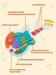 Гитара 898-9077 "Талантливый малыш" в коробке