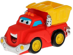 Игрушка пластизоль для ванны грузовичок сетка с хэнг-тэгом КАПИТОШКА в кор.72шт