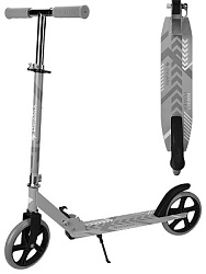 Самокат 2-колёсный City Wheels, складной, колёса PU 200мм, серый (Арт. СМК-2834)